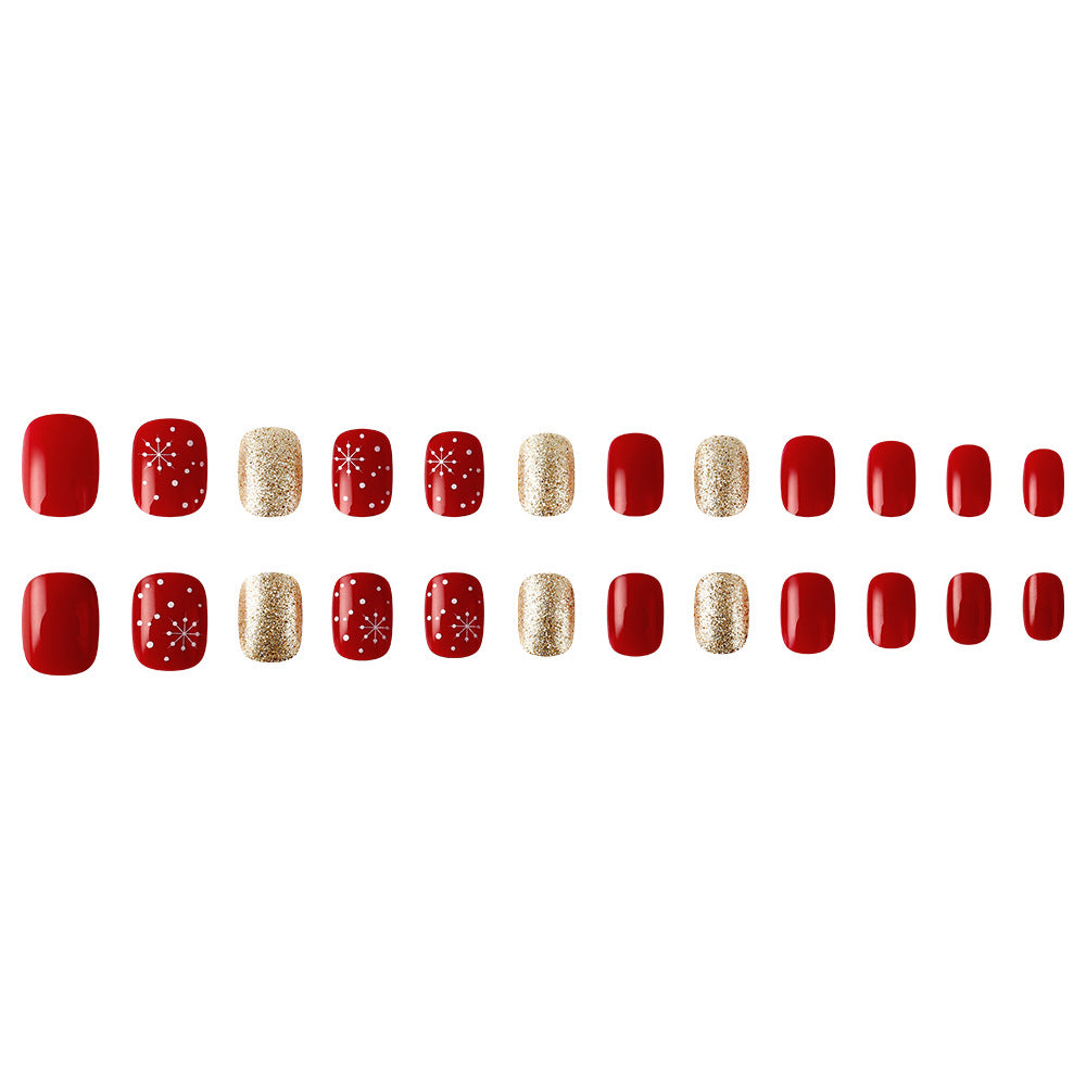 Winter-Themed Gel Nail Art Set Stornfield