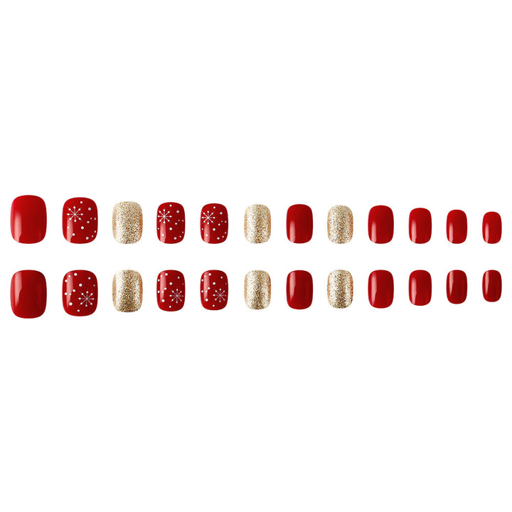 Winter-Themed Gel Nail Art Set Stornfield