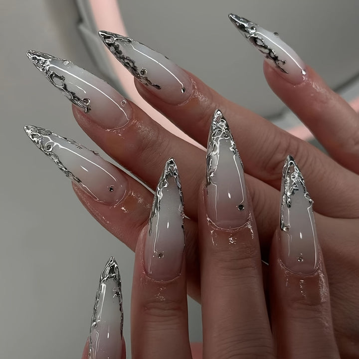 Elegant Stiletto Press-On Nail Set Stornfield