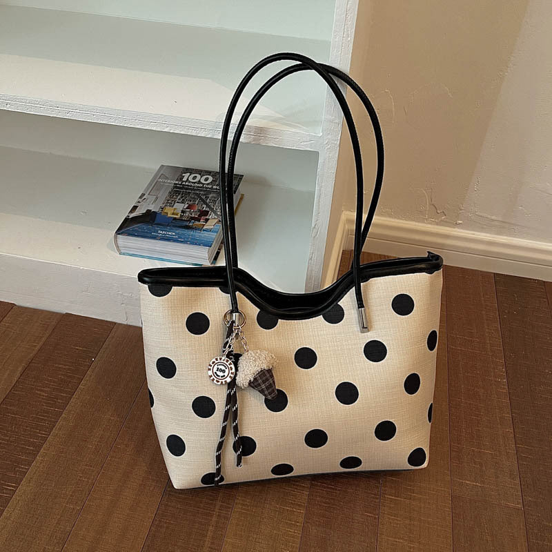 Polka Dot Weekend Tote Bag