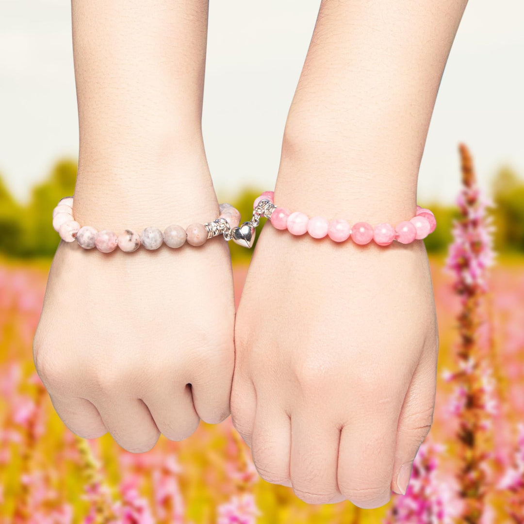 Dual Stone Heart Charm Bracelet Stornfield