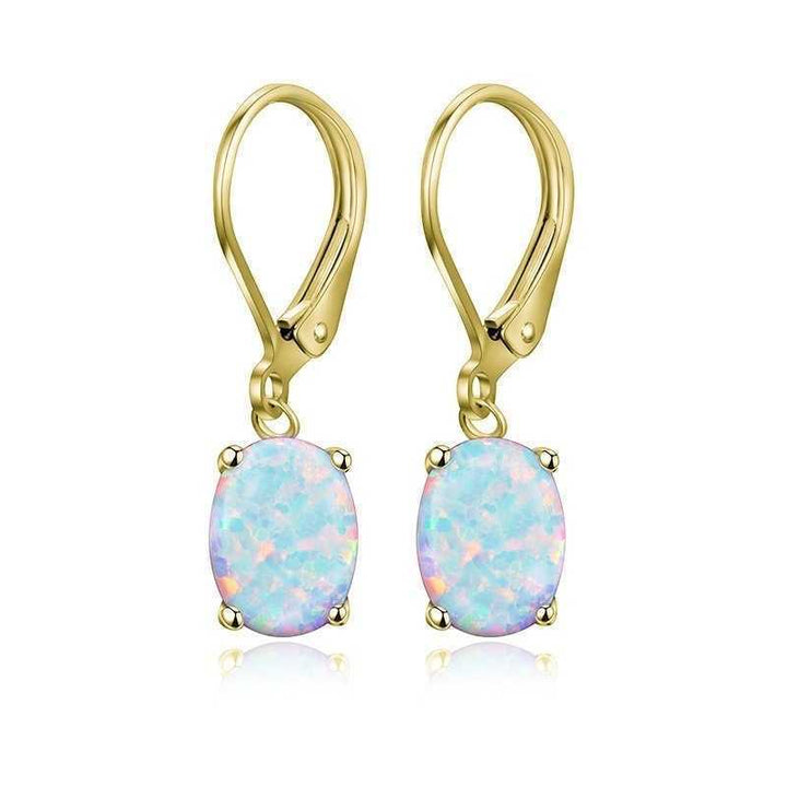 Opal-Embellished Dangle Earrings Stornfield