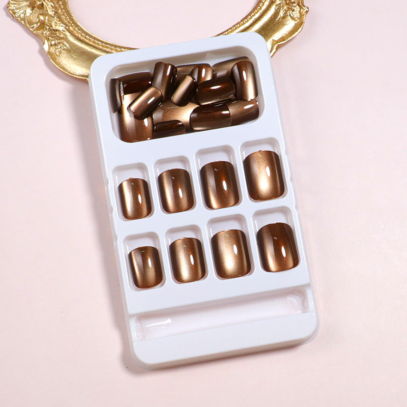 Glossy Long-Lasting Press-On Nail Set Stornfield