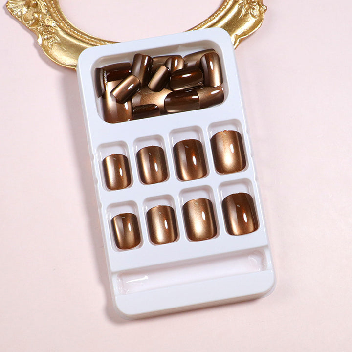 Glossy Long-Lasting Press-On Nail Set Stornfield