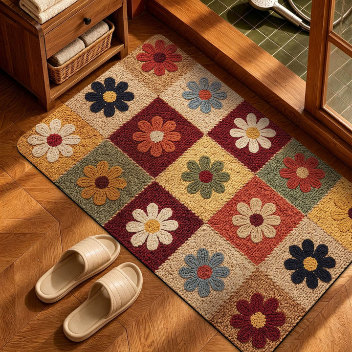 Heart Pattern Decorative Bath Mat Stornfield