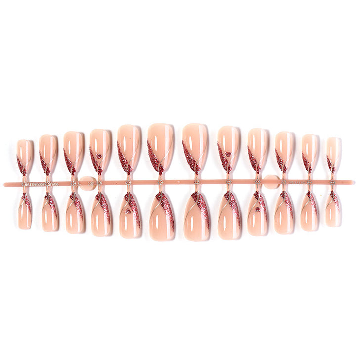 Artificial nails with glittering accents Stornfield