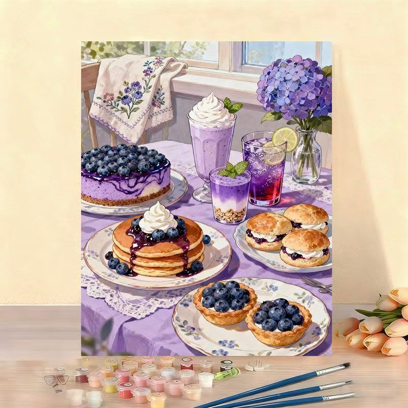 Gourmet Dessert Art Canvas Kit Stornfield