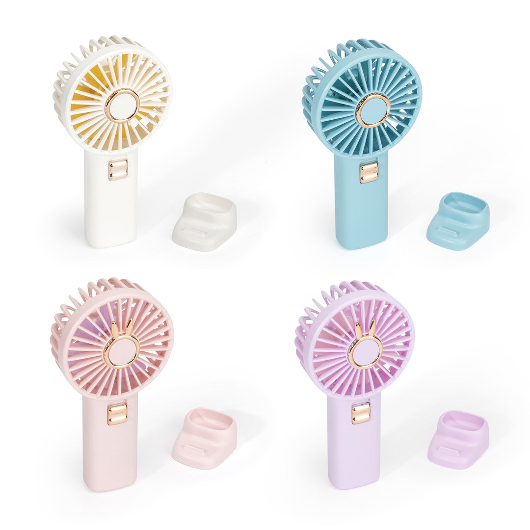 Ladies portable table fan with multifunctional stand base Stornfield