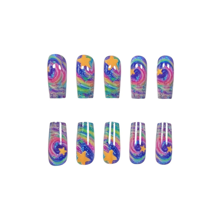 Artistic Glittery Nail Art Enhancements Stornfield