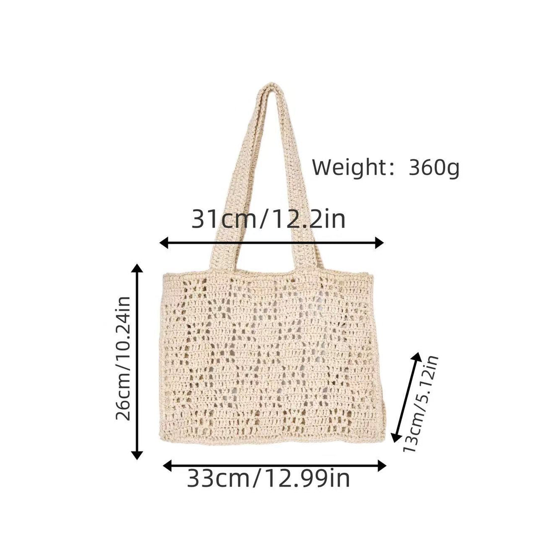Braided Tote Bag Made of Natural Material Stornfield