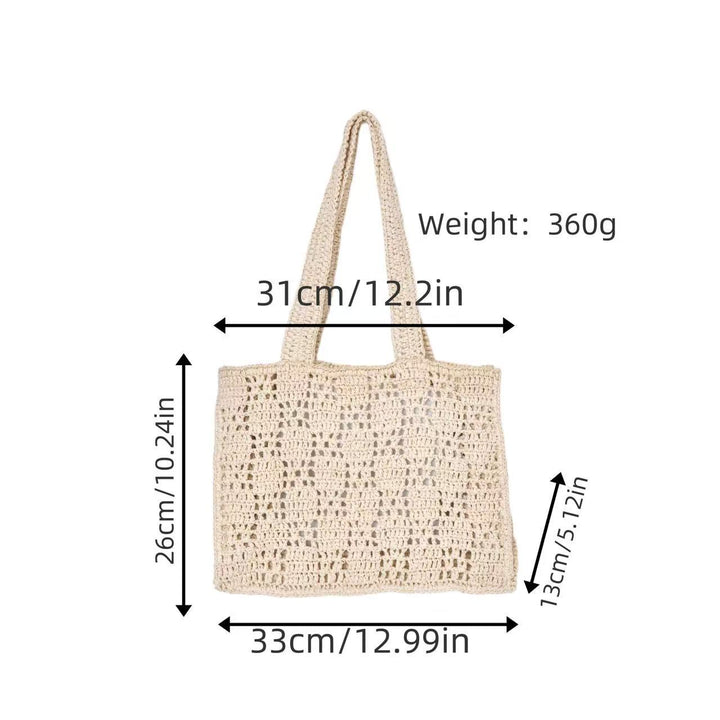 Braided Tote Bag Made of Natural Material Stornfield