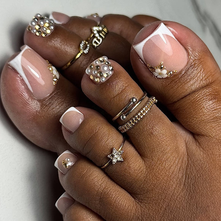Nail art set with elegant decorations and glamorous details Stornfield
