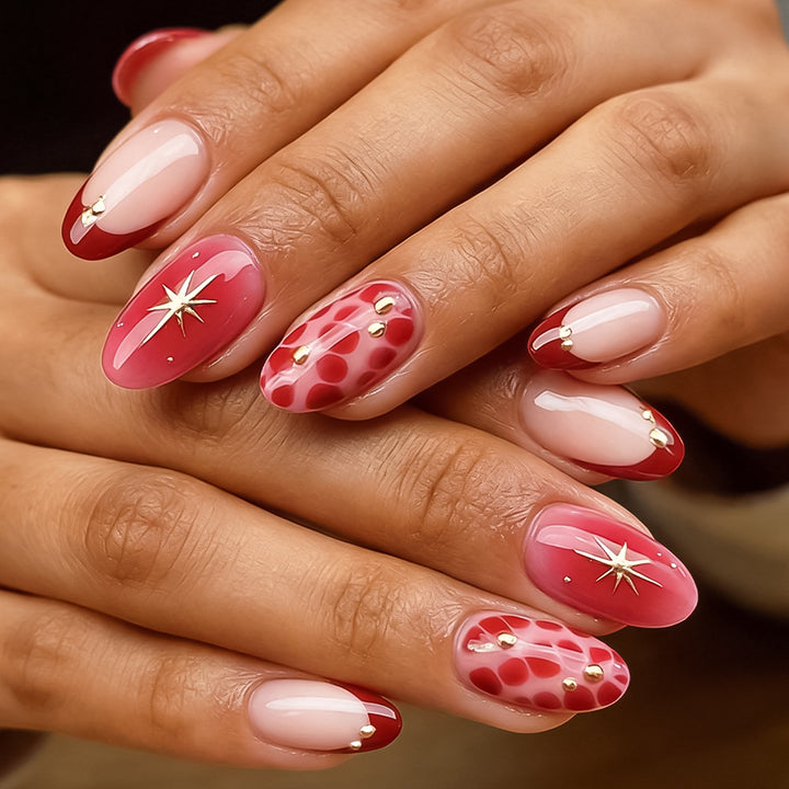 Decorative Nail Art Set with Golden Accents Stornfield