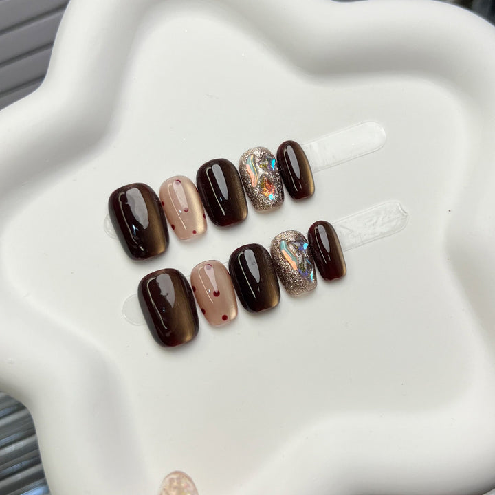 Elegant Ombre Press-On Nail Set