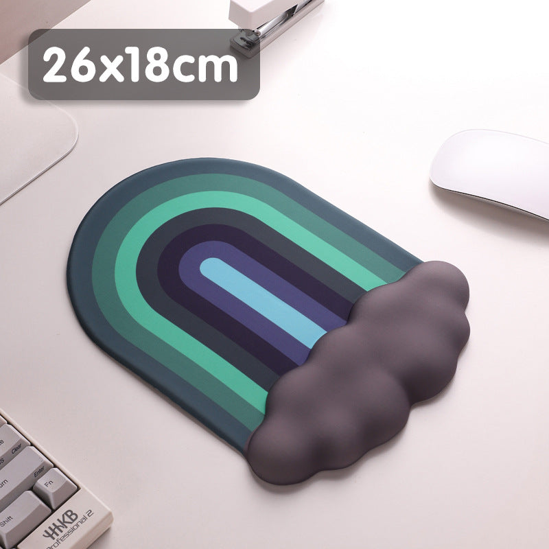 Creative Rainbow Shaped Mouse Pad