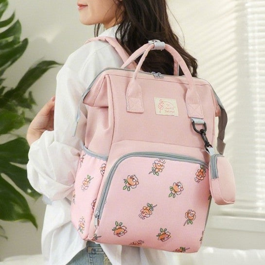 Stylish Floral Pattern Backpack Stornfield