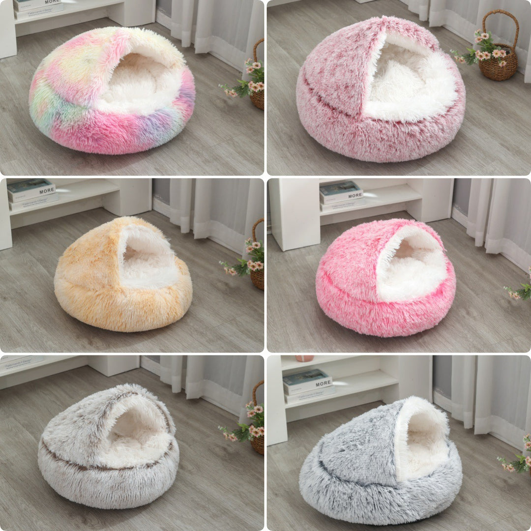 Women's cozy round pet bed Stornfield