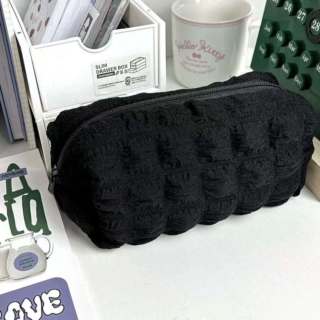 Textured Fabric Pencil Case