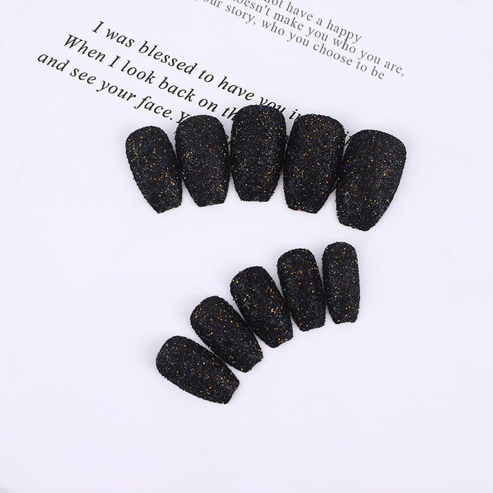 Glittering artificial nails in modern design Stornfield