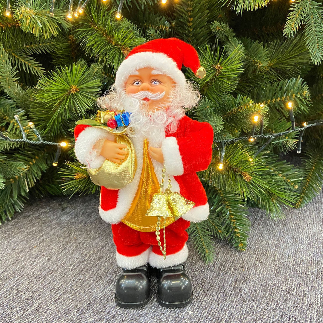 Cute Santa Claus with Christmas greeting sign Stornfield