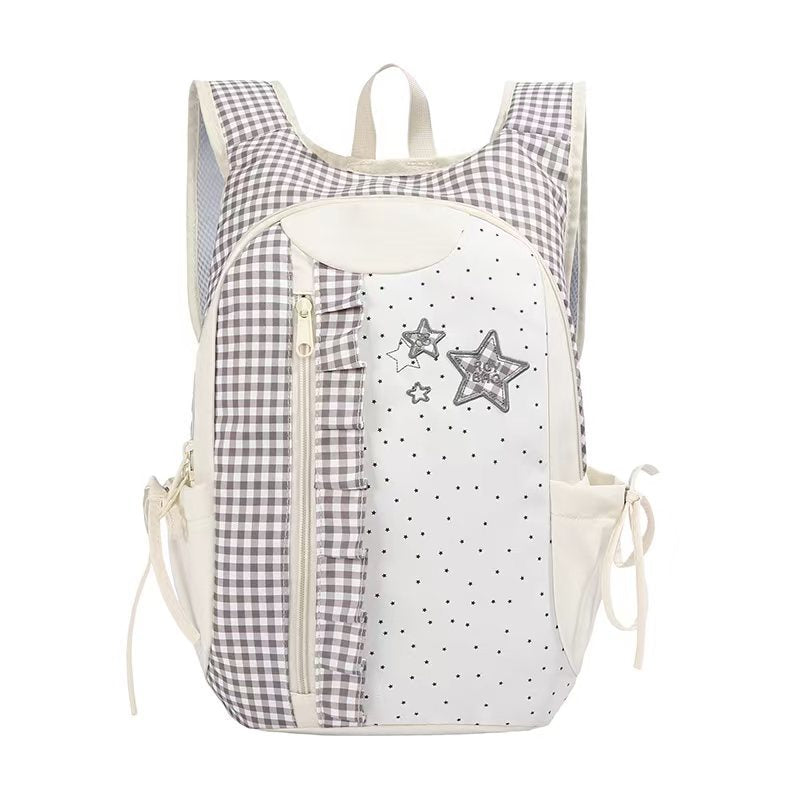 Multi-Pocket Ruffle Design Backpack Stornfield