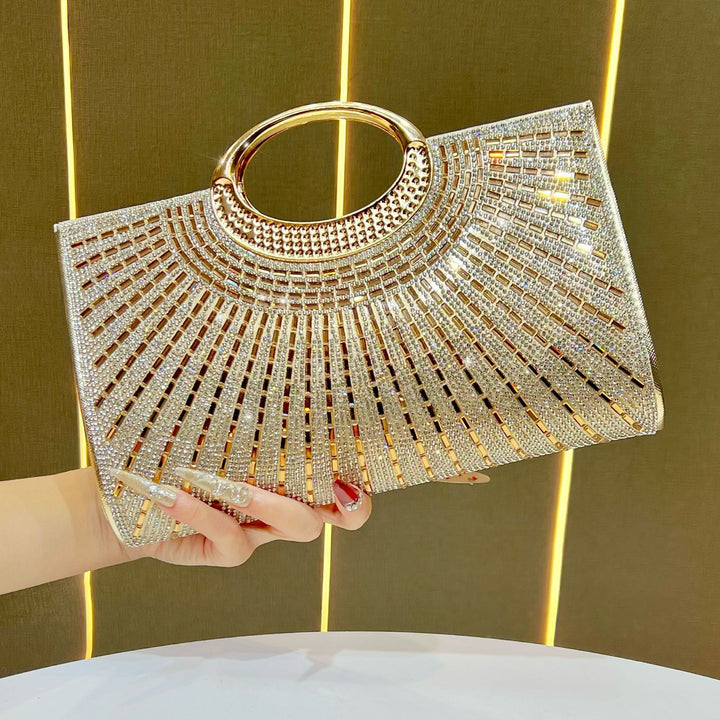 Statement Metallic Evening Clutch