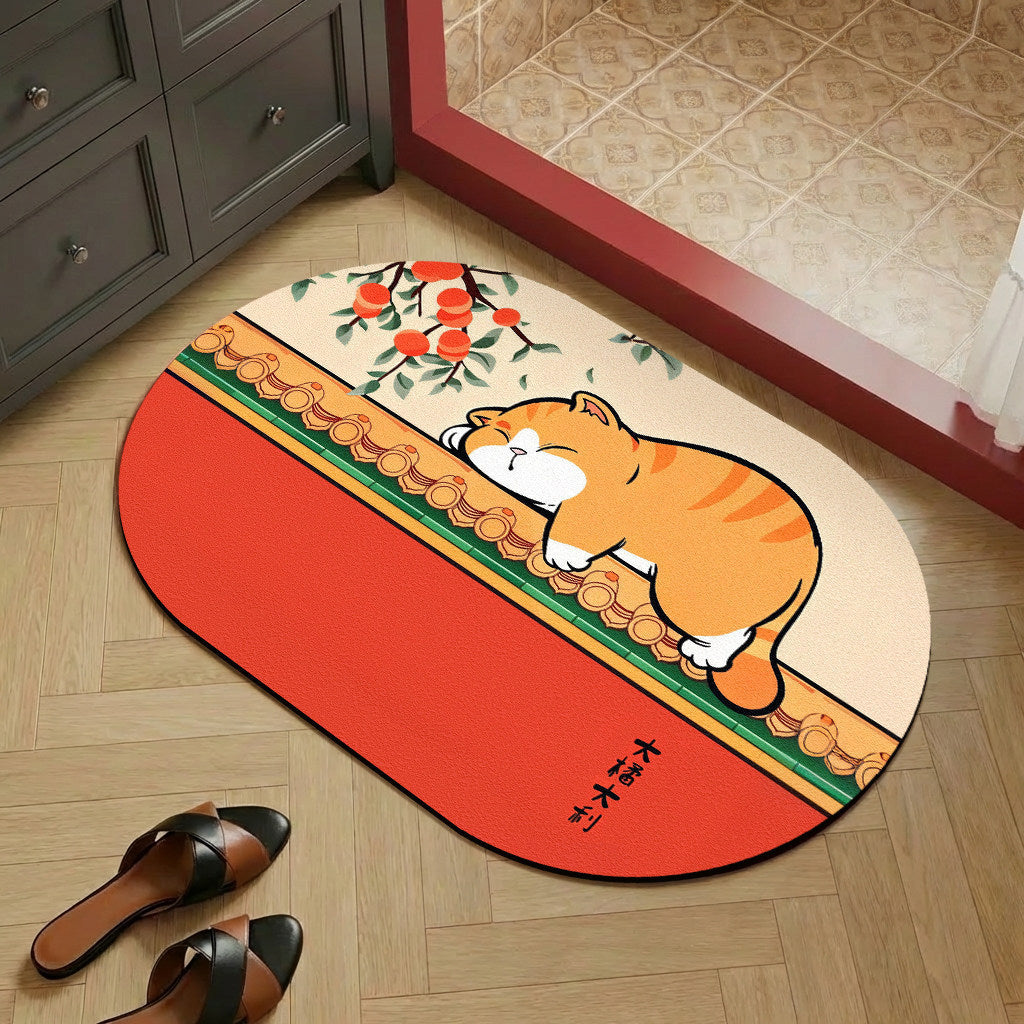 Artistic Abstract Themed Area Rug