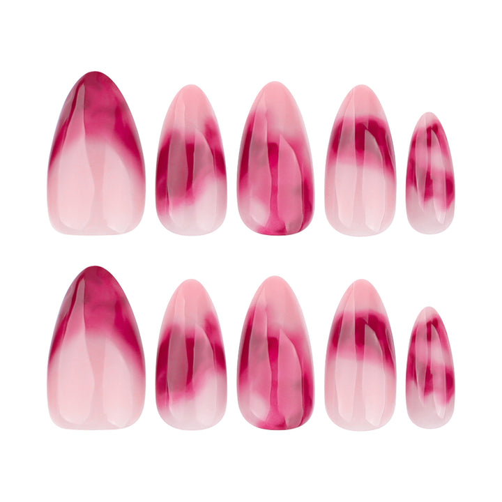 Artistic stiletto nails with glamorous gradient Stornfield