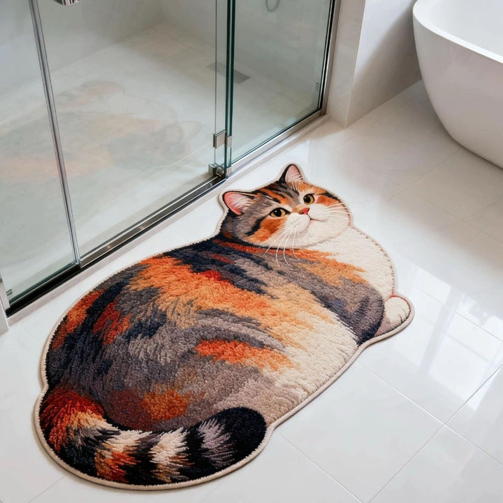 Cat-Shaped Bath Mat Stornfield