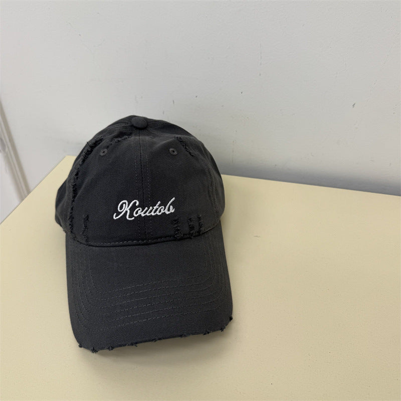 Men's Distressed Cotton Baseball Cap Stornfield 1783921814