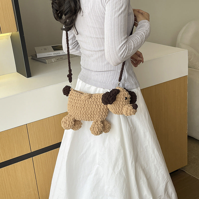 Creative Plush Animal Crossbody Bag
