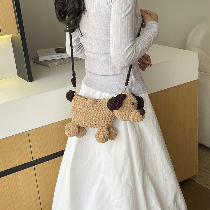 Creative Plush Animal Crossbody Bag