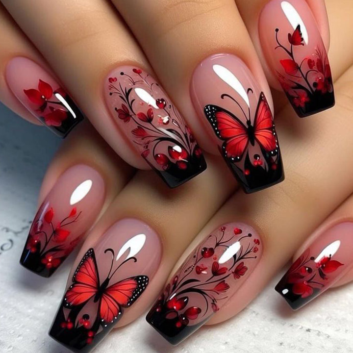 Artistic Butterfly Nail Art Set Stornfield