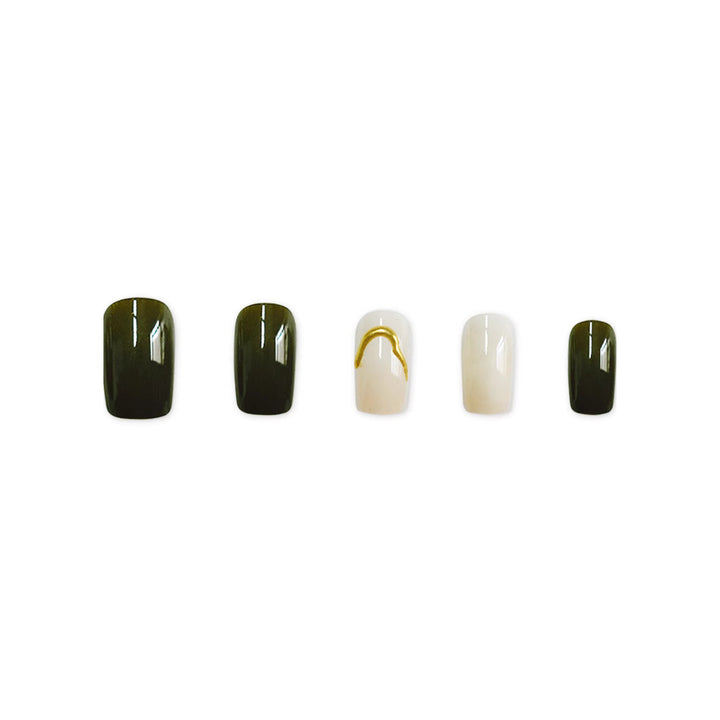 Artistic Press-On Nail Design Stornfield
