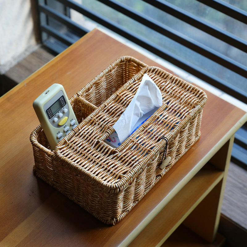 Handwoven Multi-Compartment Storage Caddy Stornfield