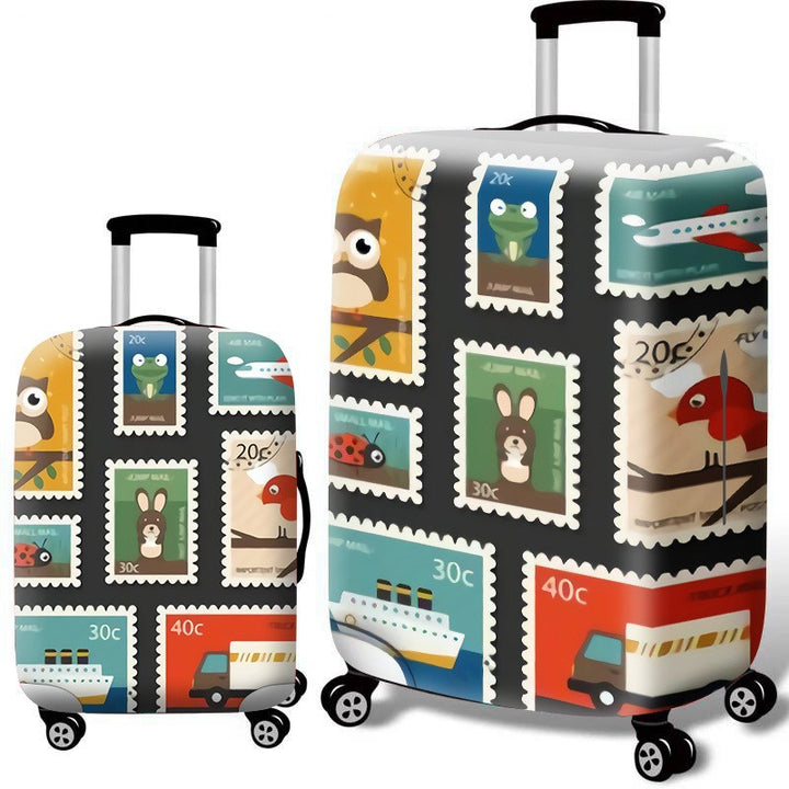Women’s hard-shell suitcase with nostalgic London motif Stornfield