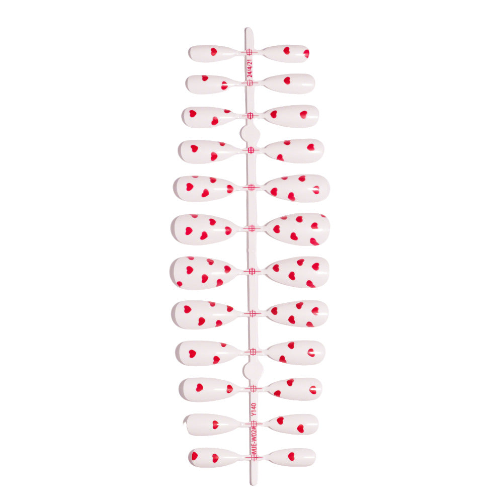 Trendy Heart-Decorated Nail Art Stornfield