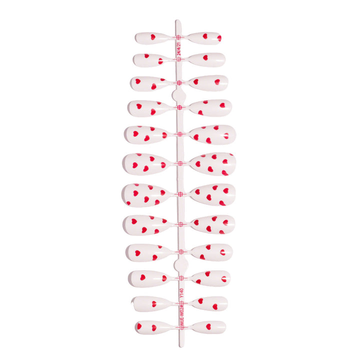 Trendy Heart-Decorated Nail Art Stornfield