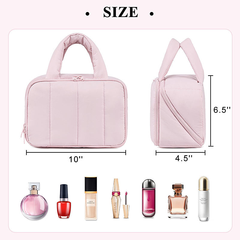 Cosmetic organizer bag with removable inner compartments Stornfield