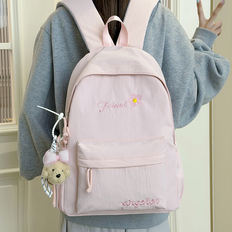 Cute Cartoon-Themed Embroidered Backpack Stornfield
