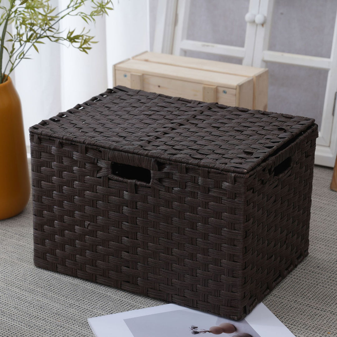 Storage box made of sturdy braided material Stornfield