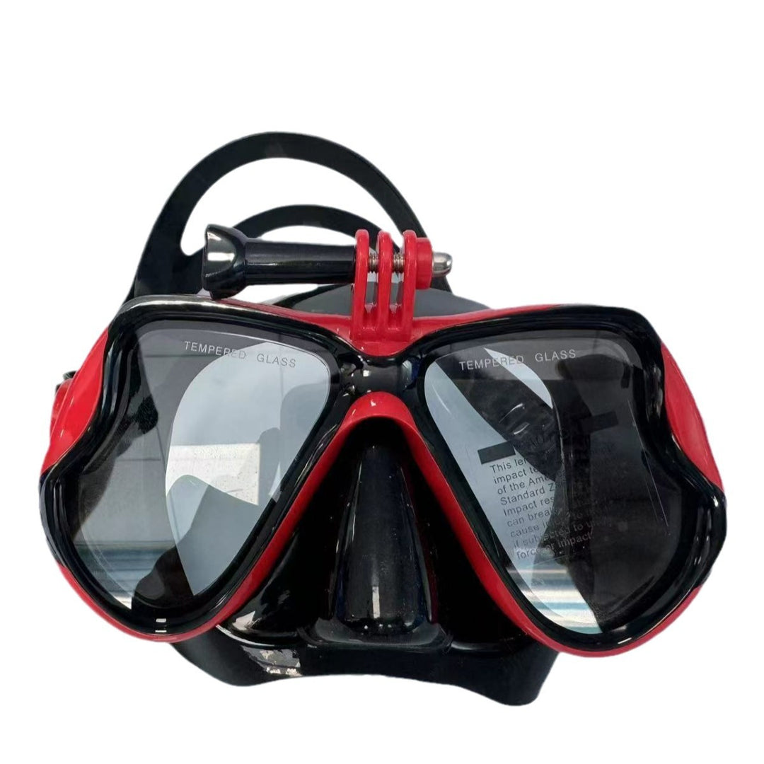 Diving mask with flexible silicone frame and anti-fog technology Stornfield