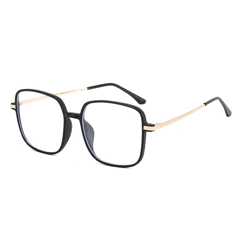 Women's square designer glasses with delicate metal frame Stornfield