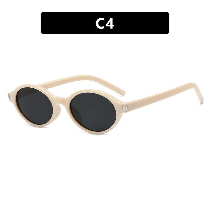 Women's elegant round sunglasses with modern frame Stornfield