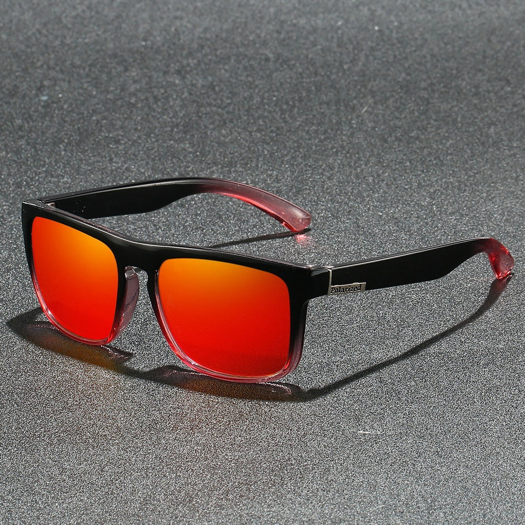 Unisex nan polarized sports sunglasses with robust plastic frame and ergonomic temples Stornfield