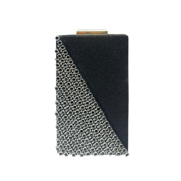 Crystal-Studded Box Clutch