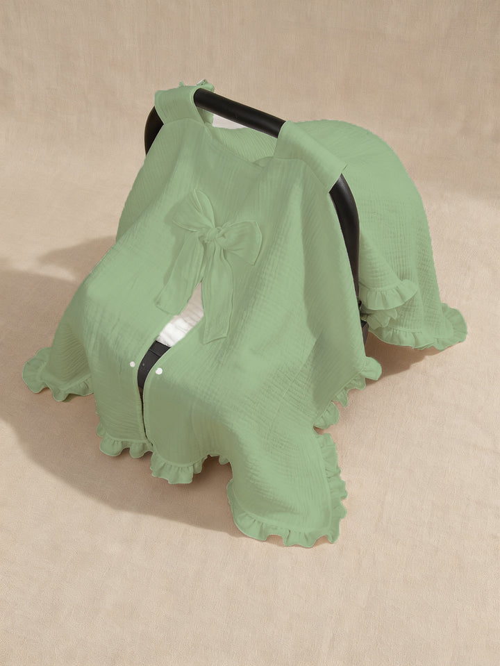 Premium Muslin Baby Car Seat Cover Stornfield