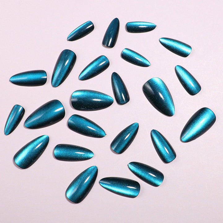Elegant Glossy Stiletto Press-On Nail Set Stornfield