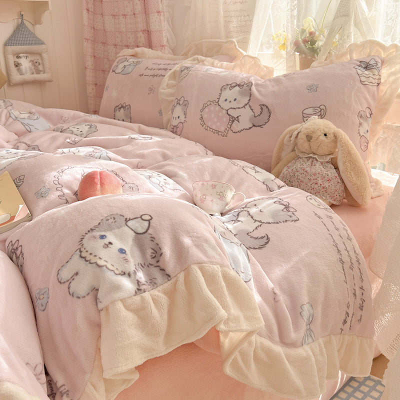 Playful Dog-Themed Comforter Set