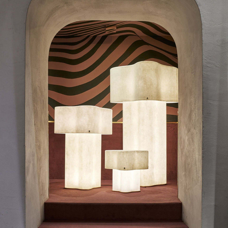 Modern Fabric Shade Floor Lamp